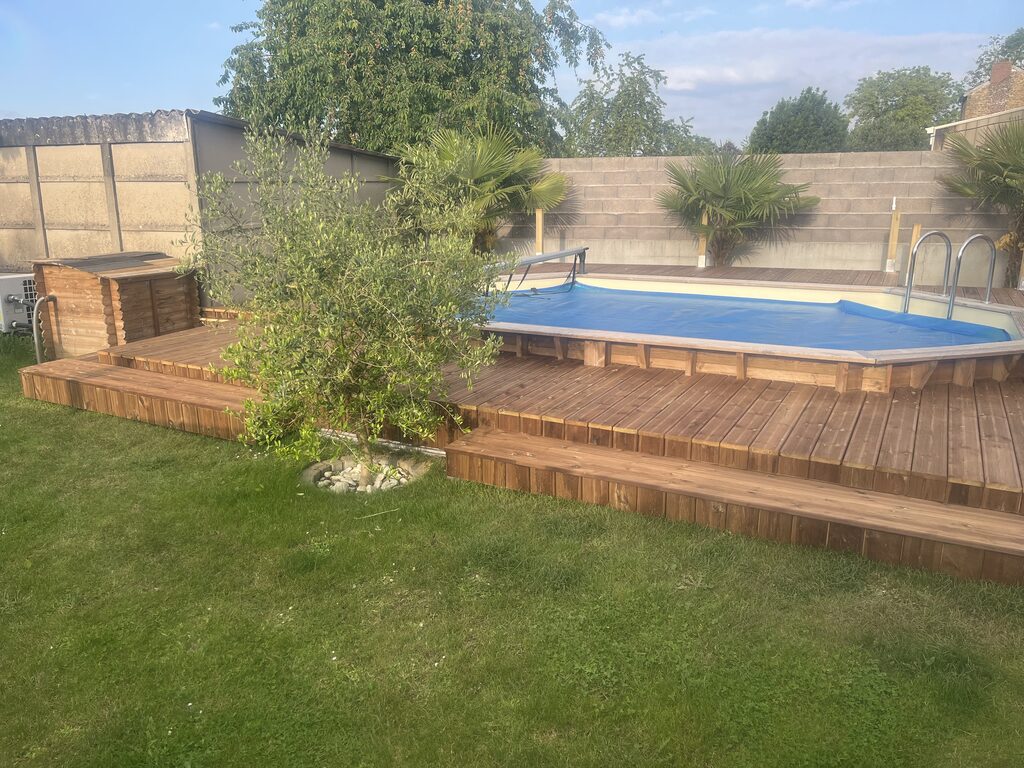 Terrasse bois sapin autoclaves